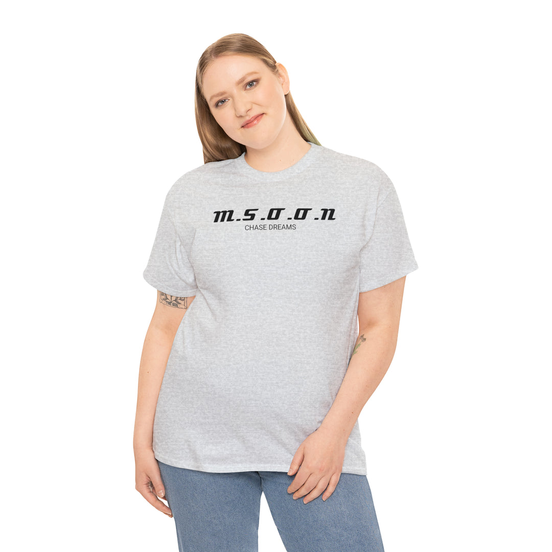 MSOON Unisex Heavy Cotton Tee (Black Lettering)