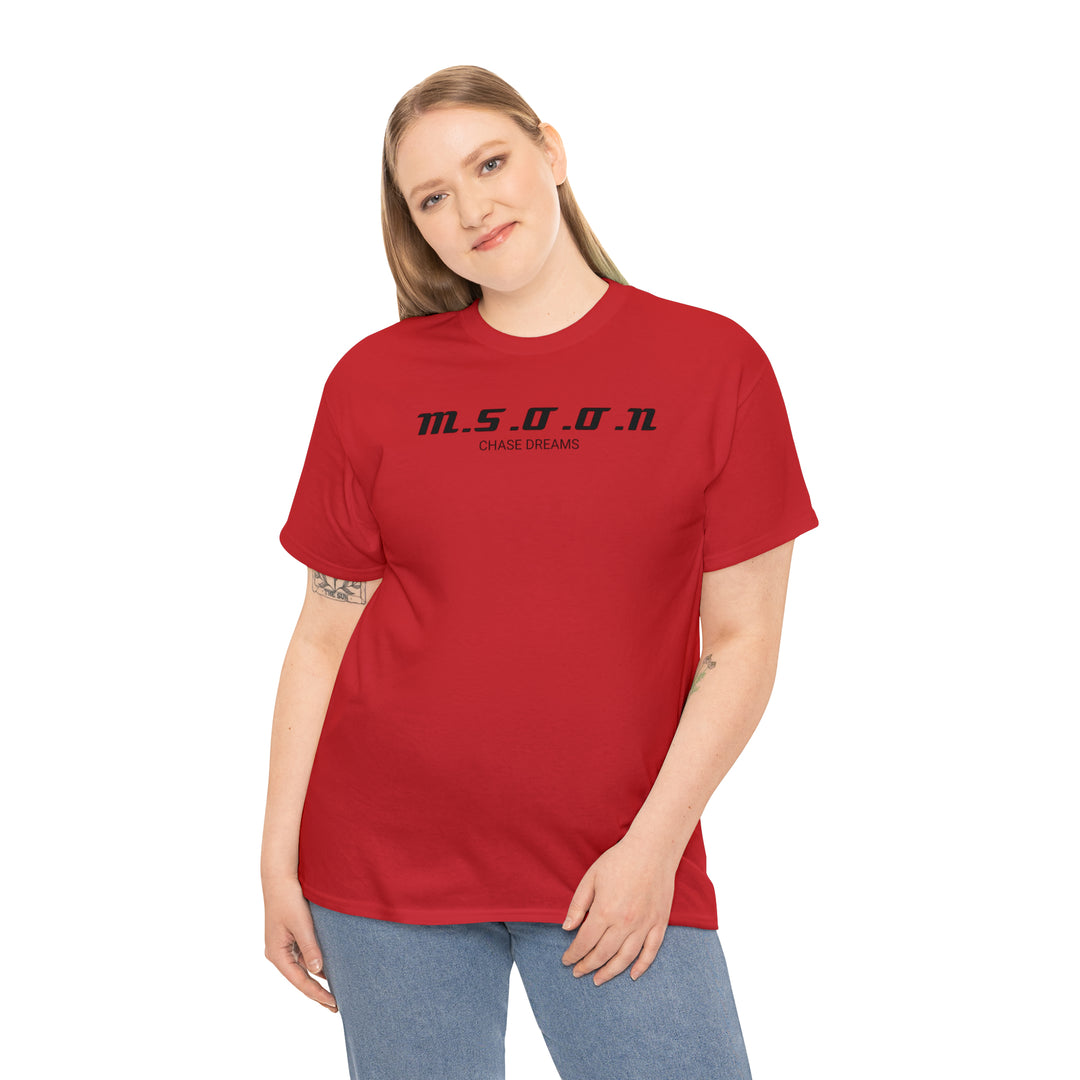 MSOON Unisex Heavy Cotton Tee (Black Lettering)