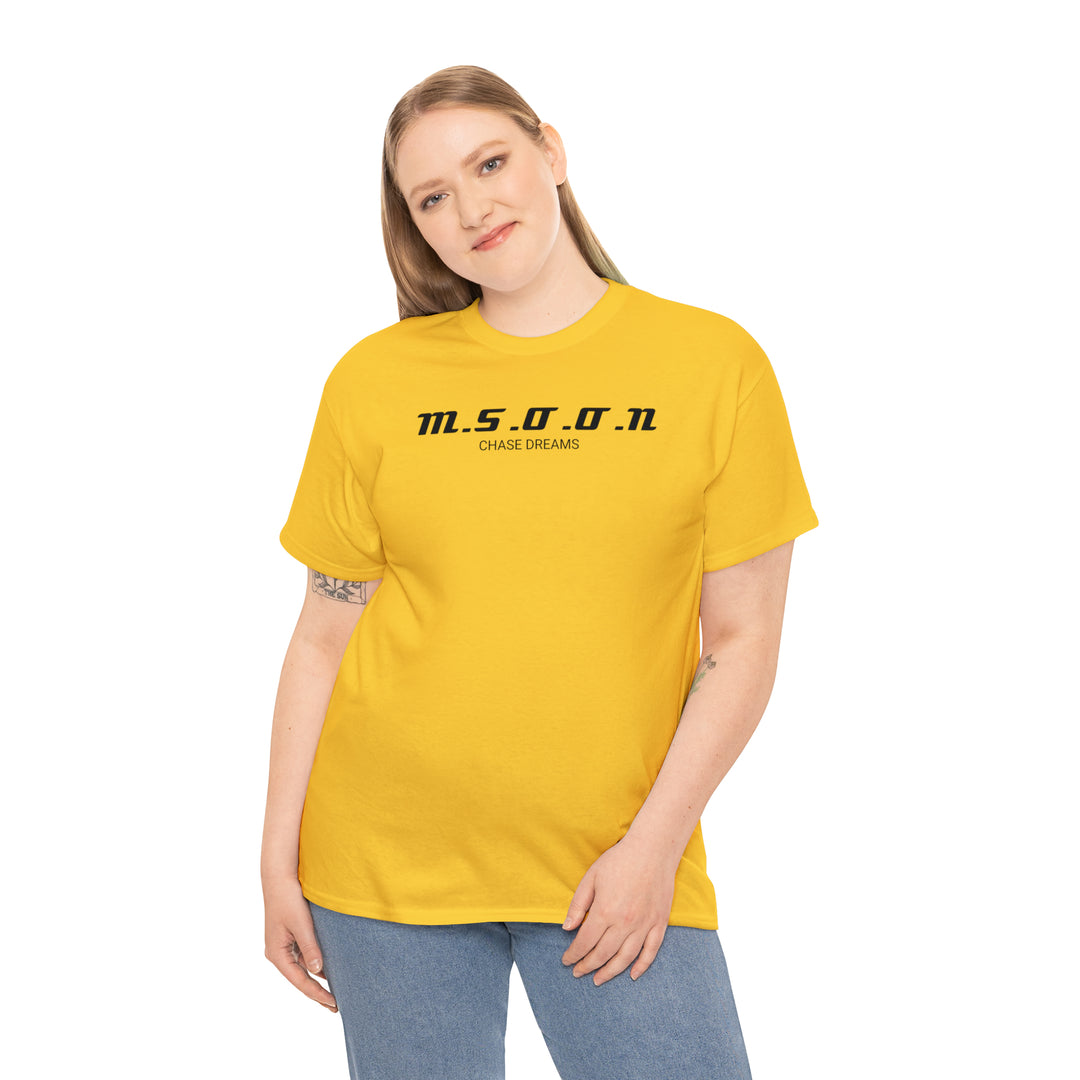 MSOON Unisex Heavy Cotton Tee (Black Lettering)