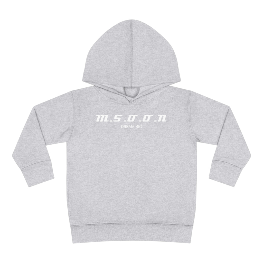 MSOON Toddler Pullover Fleece Hoodie (White Lettering)