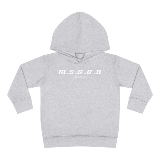 MSOON Toddler Pullover Fleece Hoodie (White Lettering)