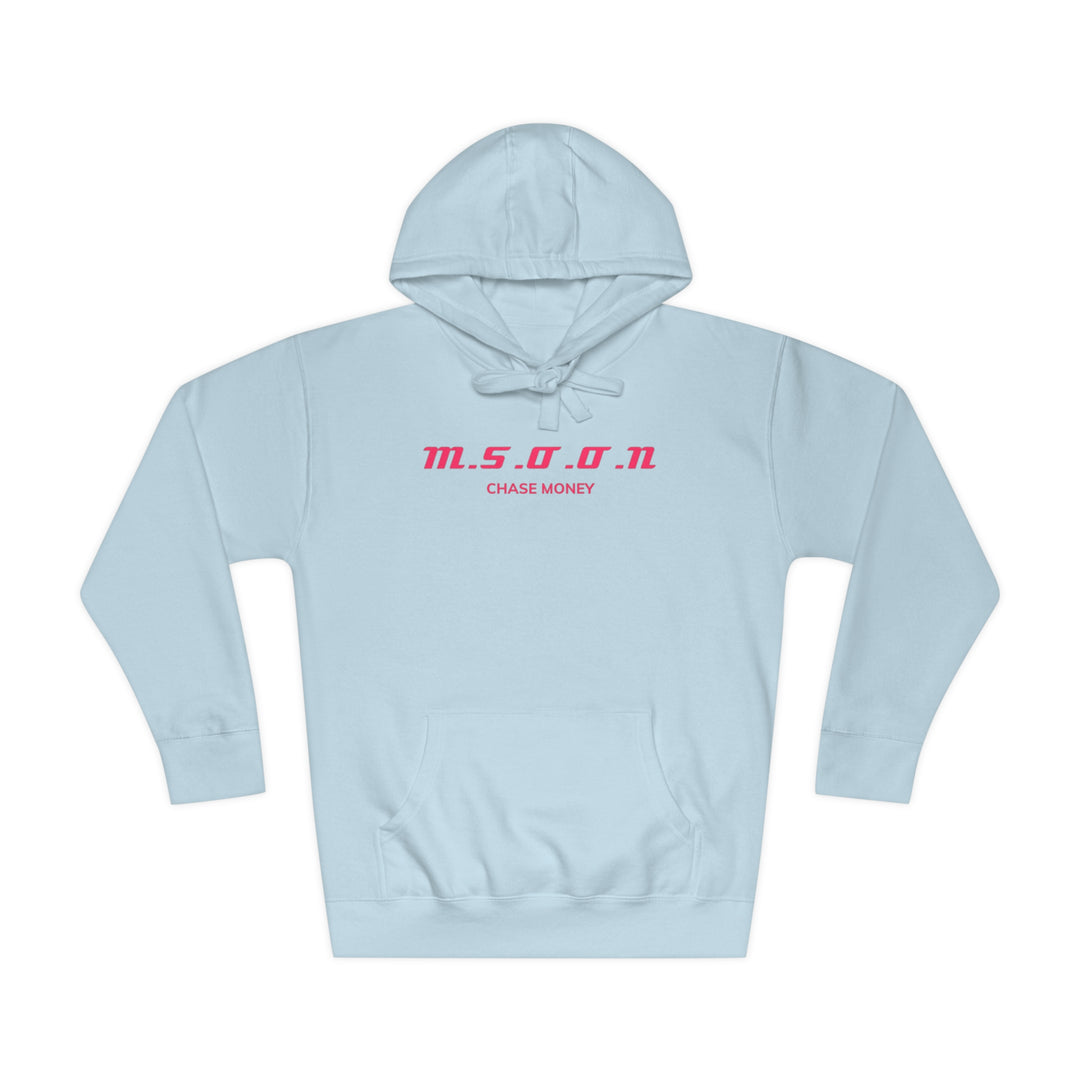 MSOON Unisex Fleece Hoodie (Pink Lettering)