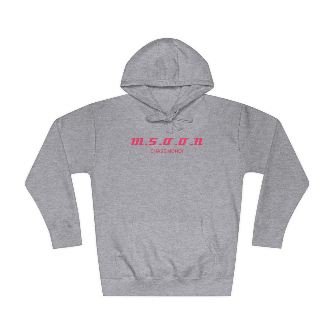 MSOON Unisex Fleece Hoodie (Pink Lettering)