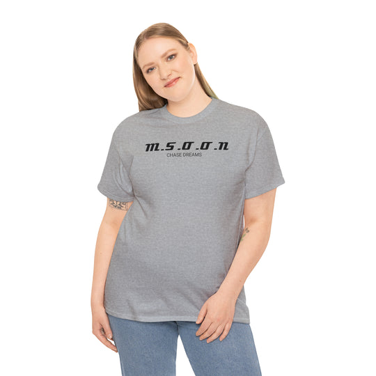 MSOON Unisex Heavy Cotton Tee (Black Lettering)