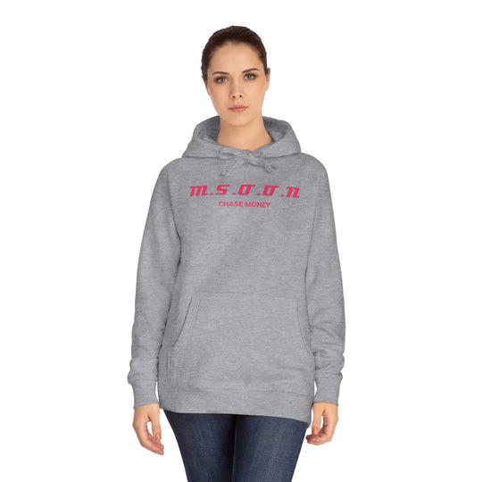 MSOON Unisex Fleece Hoodie (Pink Lettering)