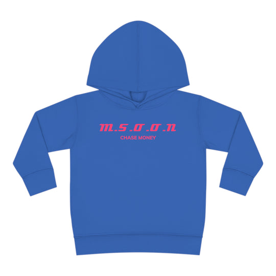 MSOON Toddler Pullover Fleece Hoodie (pink Lettering)