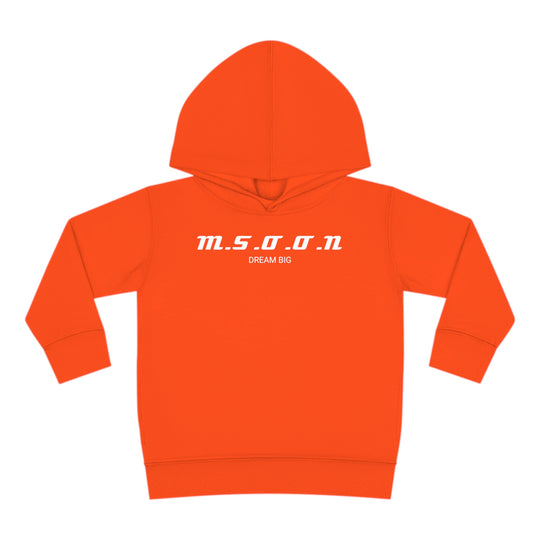 MSOON Toddler Pullover Fleece Hoodie (White Lettering)