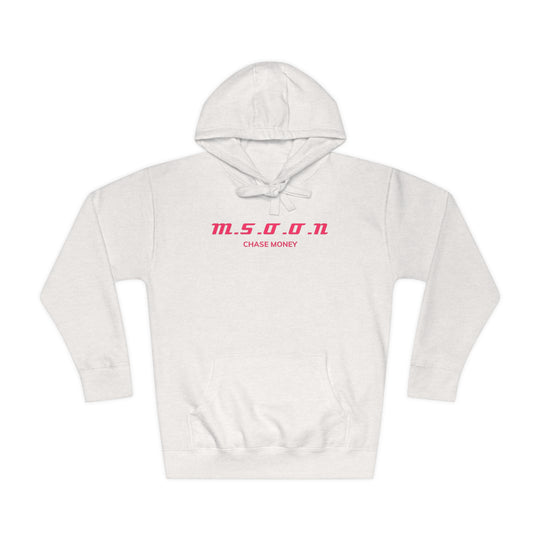 MSOON Unisex Fleece Hoodie (Pink Lettering)