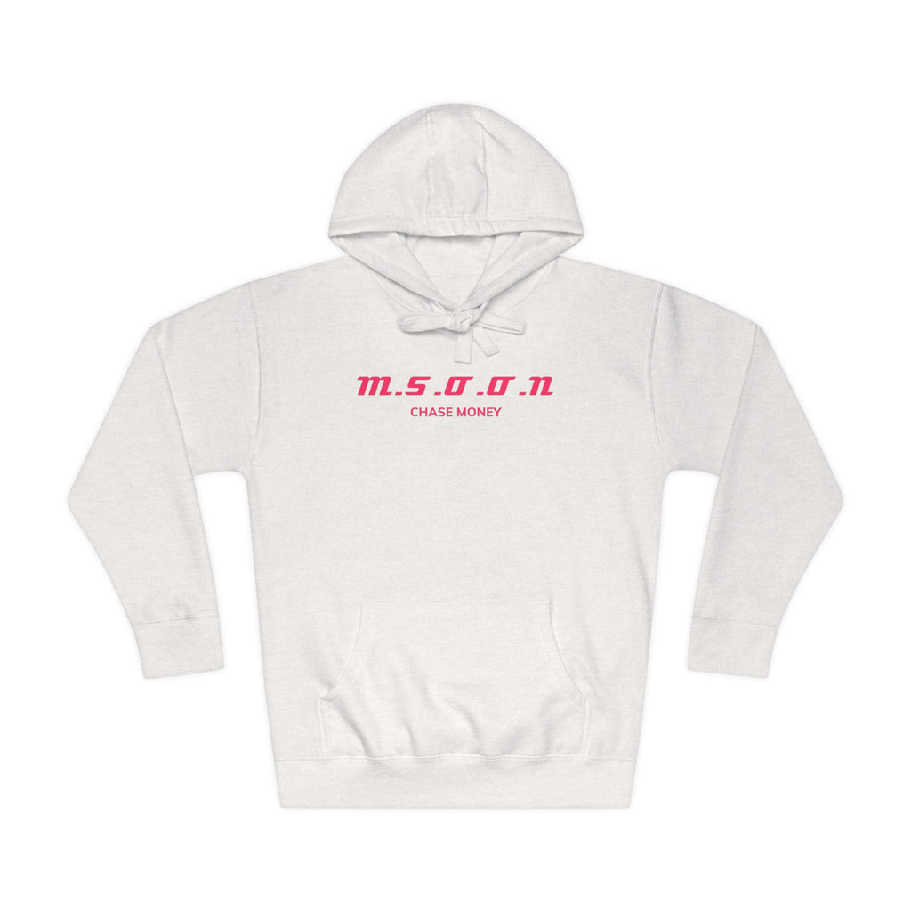 MSOON Unisex Fleece Hoodie (Pink Lettering)