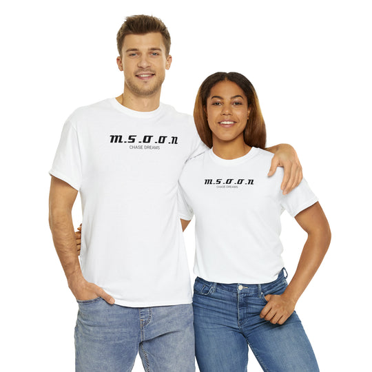 MSOON Unisex Heavy Cotton Tee (Black Lettering)