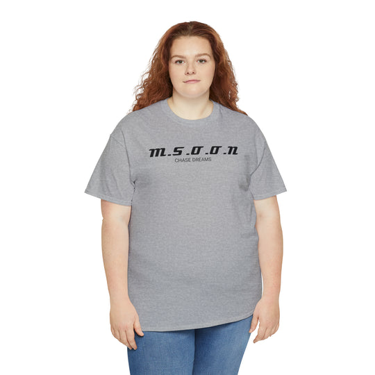 MSOON Unisex Heavy Cotton Tee (Black Lettering)