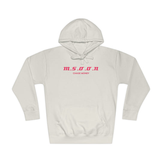 MSOON Unisex Fleece Hoodie (Pink Lettering)