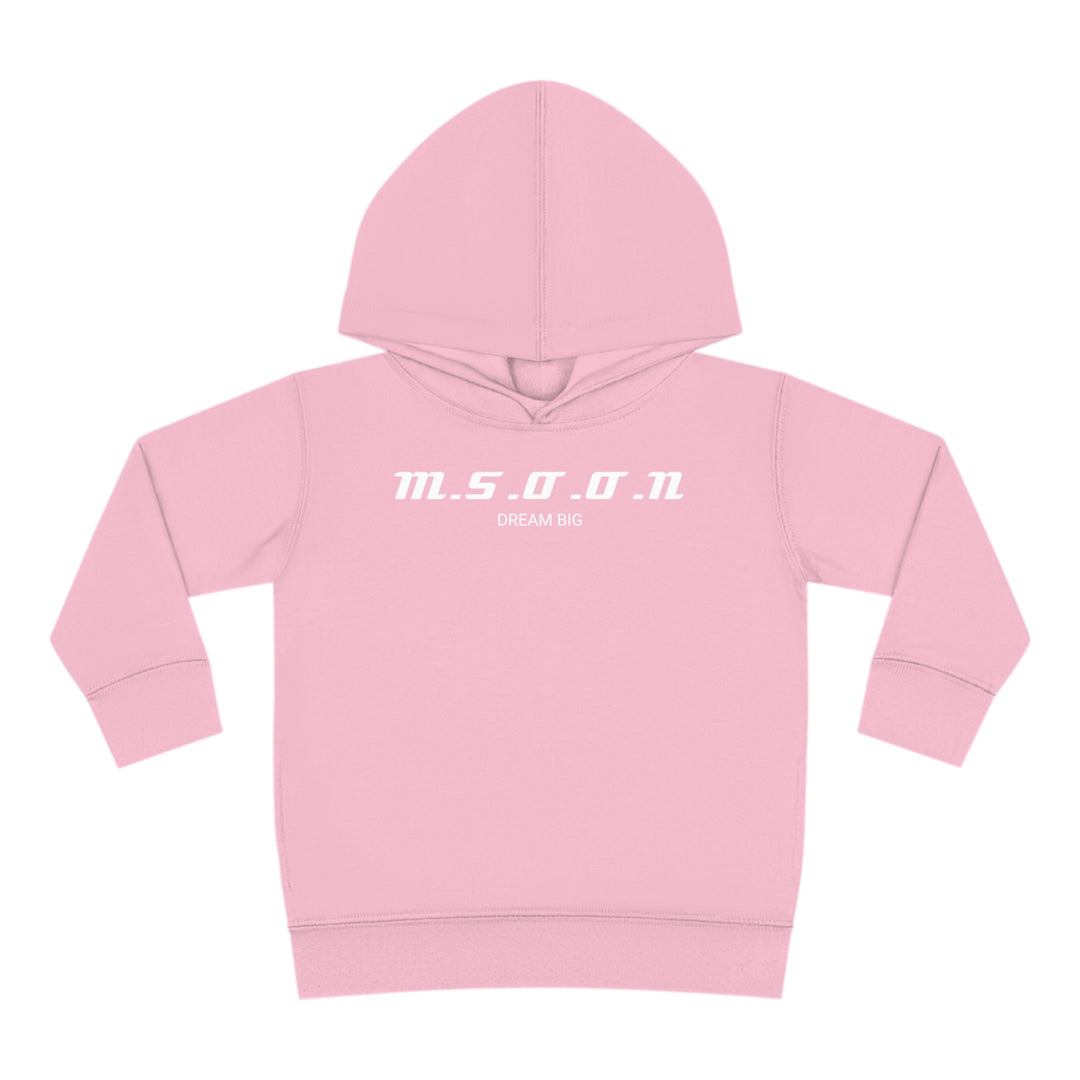 MSOON Toddler Pullover Fleece Hoodie (White Lettering)