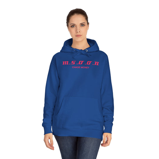 MSOON Unisex Fleece Hoodie (Pink Lettering)