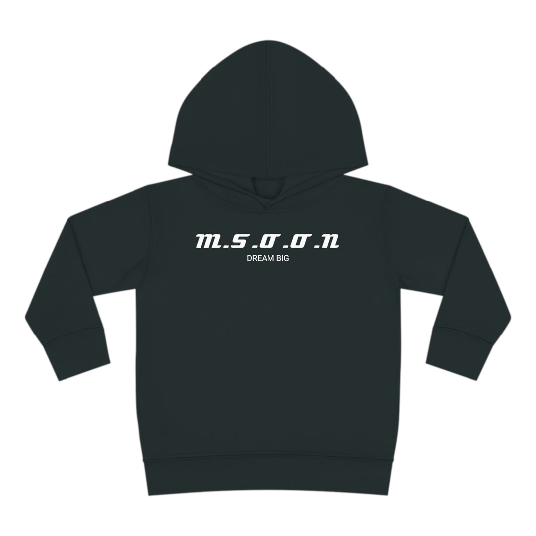 MSOON Toddler Pullover Fleece Hoodie (White Lettering)