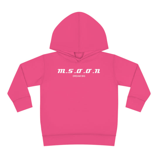 MSOON Toddler Pullover Fleece Hoodie (White Lettering)