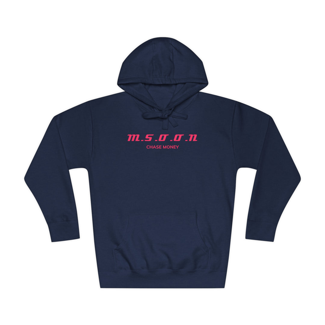 MSOON Unisex Fleece Hoodie (Pink Lettering)