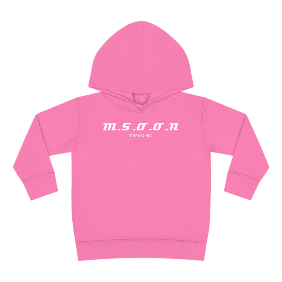 MSOON Toddler Pullover Fleece Hoodie (White Lettering)