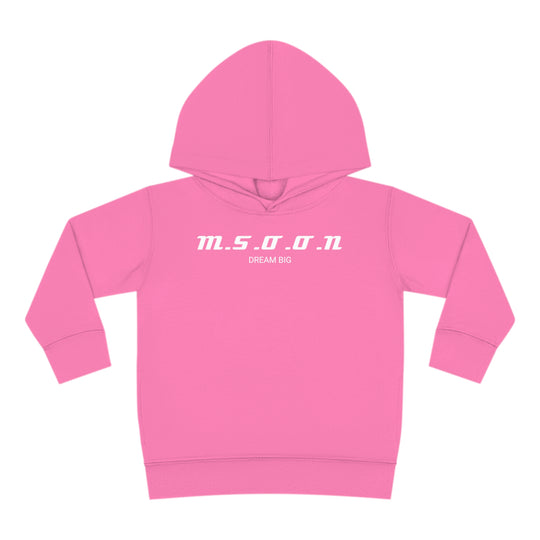 MSOON Toddler Pullover Fleece Hoodie (White Lettering)