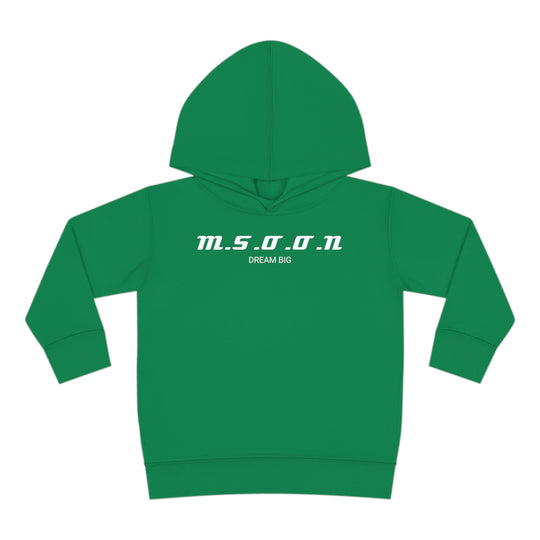 MSOON Toddler Pullover Fleece Hoodie (White Lettering)