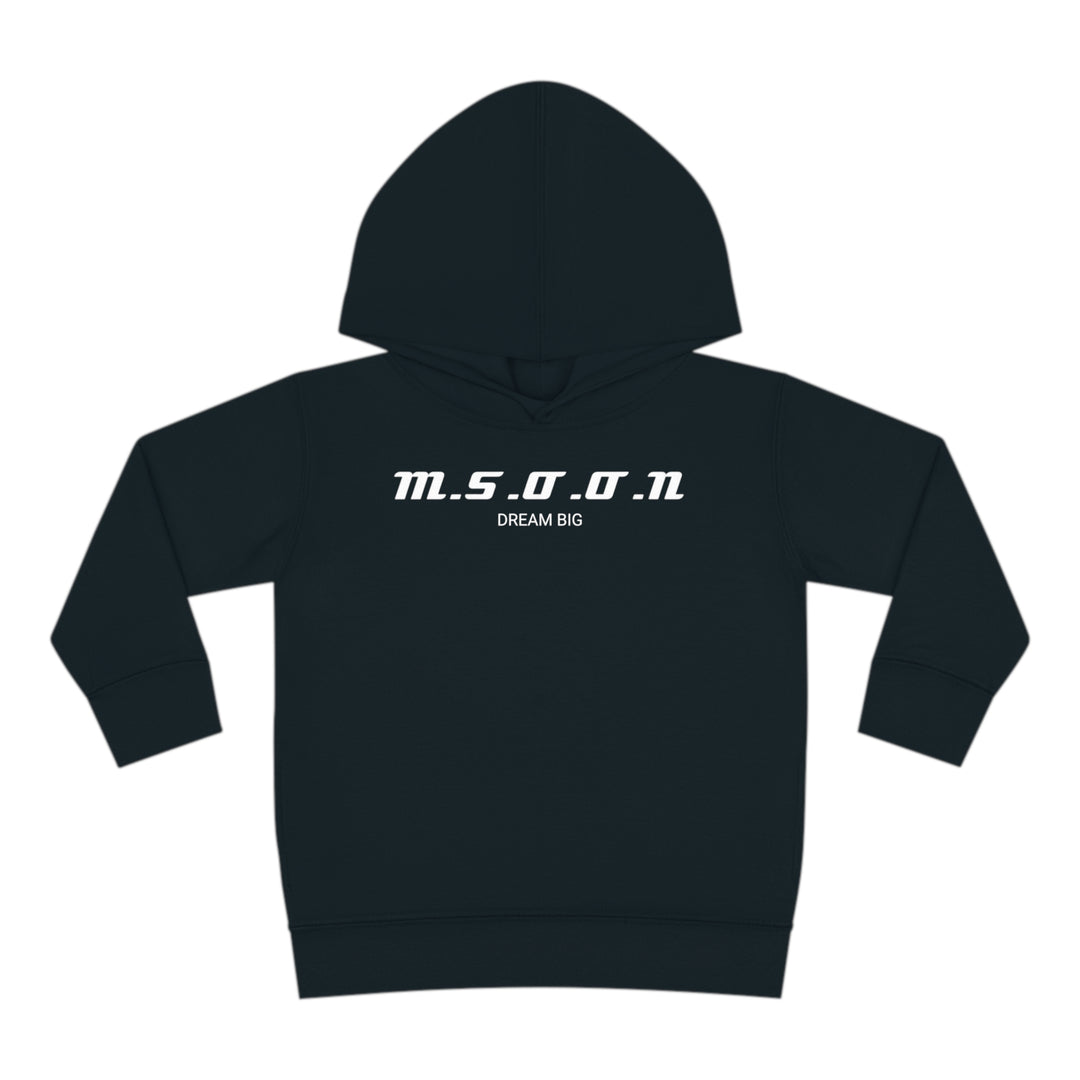 MSOON Toddler Pullover Fleece Hoodie (White Lettering)