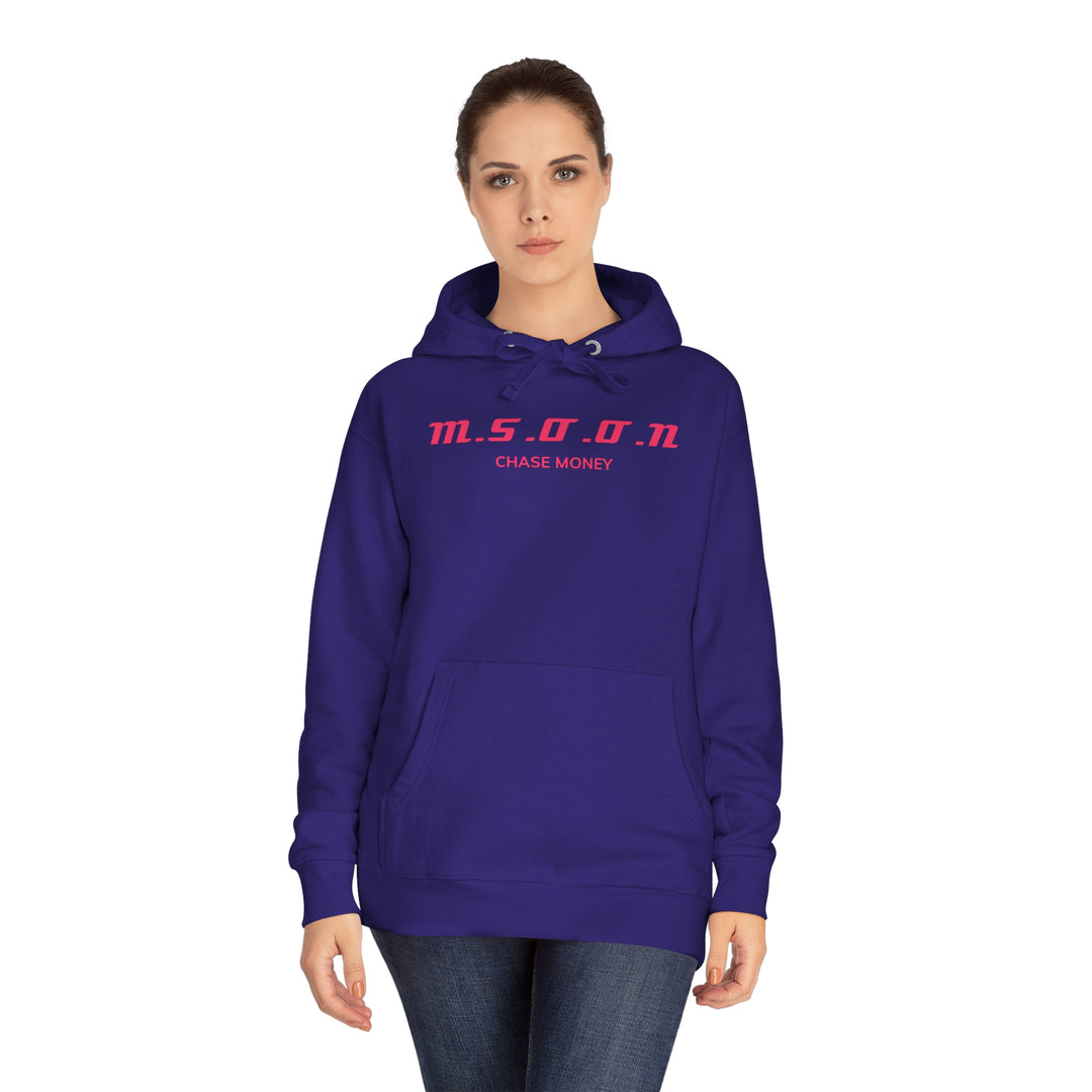 MSOON Unisex Fleece Hoodie (Pink Lettering)