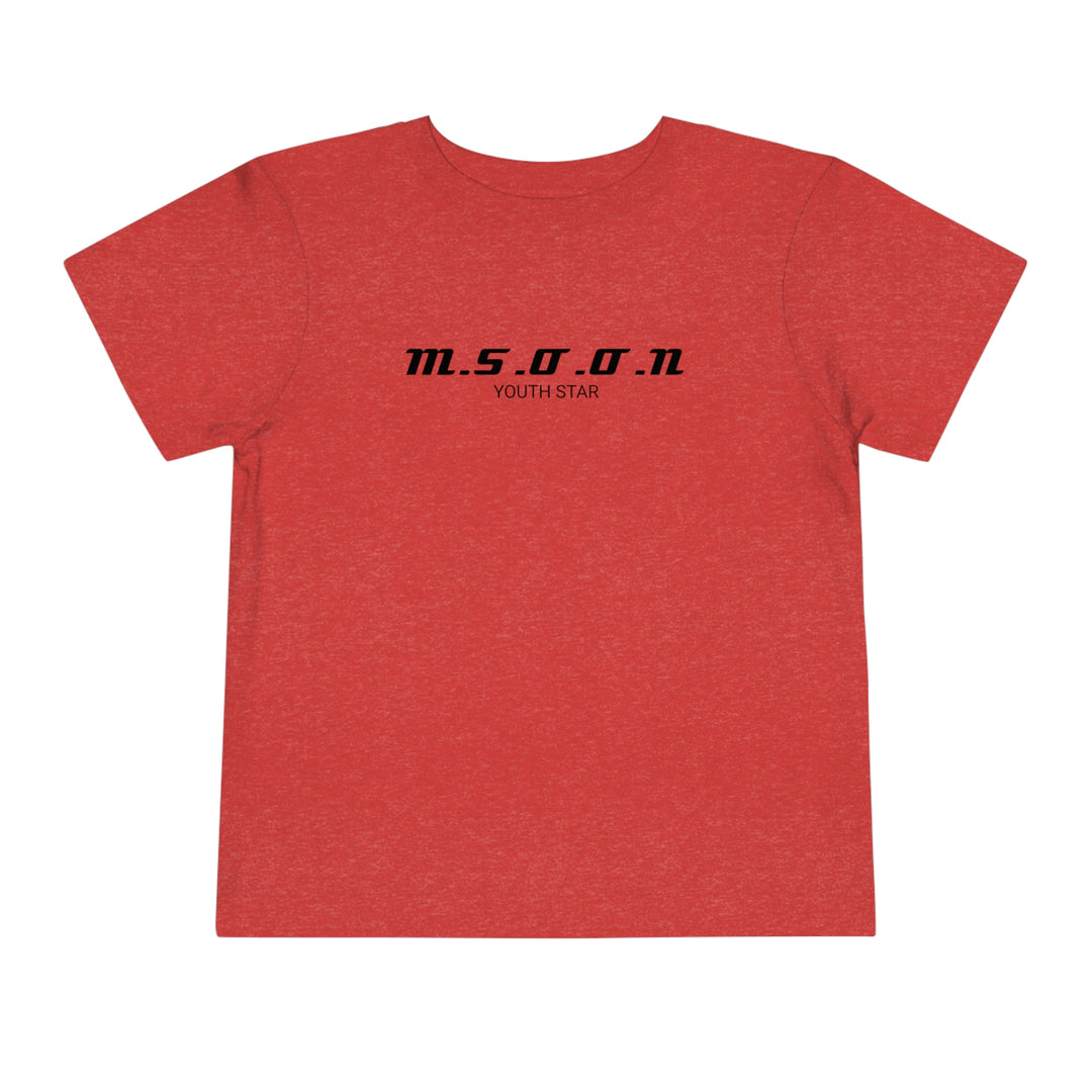 MSOON Toddler Short Sleeve Tee (Black Lettering)