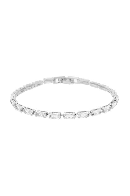 Crystal 3x6mm Baguette Bracelet