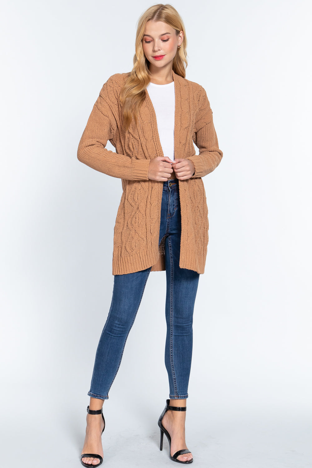 Chenille Sweater Cardigan