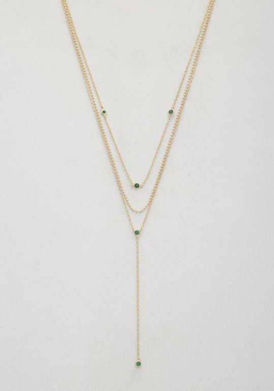 Dainty Metal Y Shape Necklace