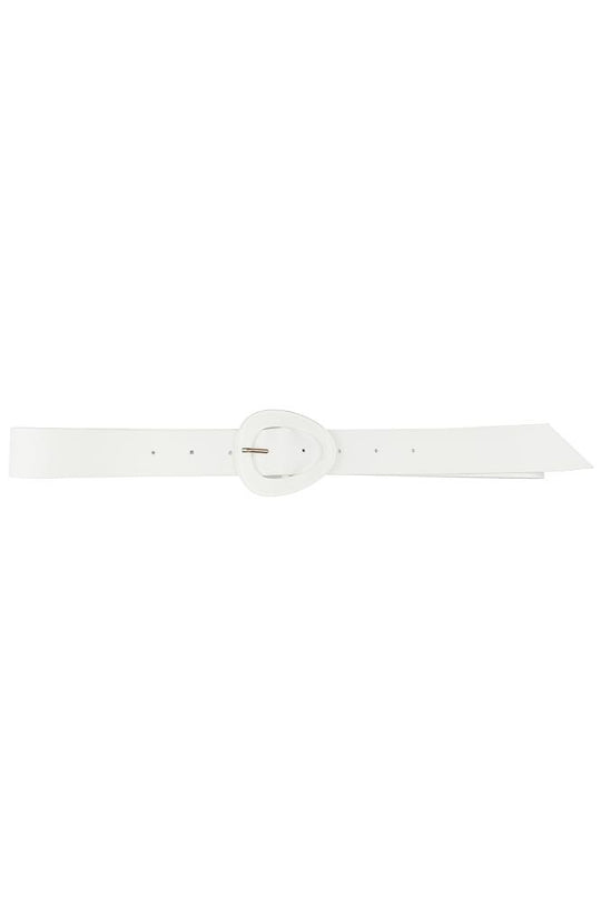 Smooth Oval Buckle Belt