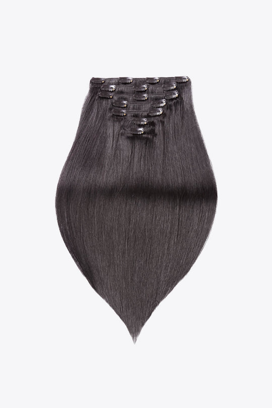 18" 120g Clip-In Hair Extensions Indian Human Hair